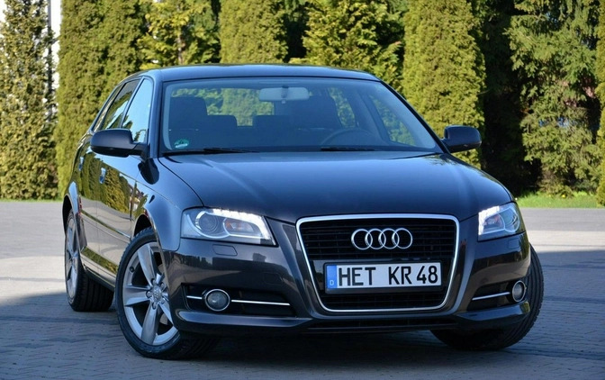 Audi A3 cena 36900 przebieg: 207581, rok produkcji 2011 z Dębno małe 436